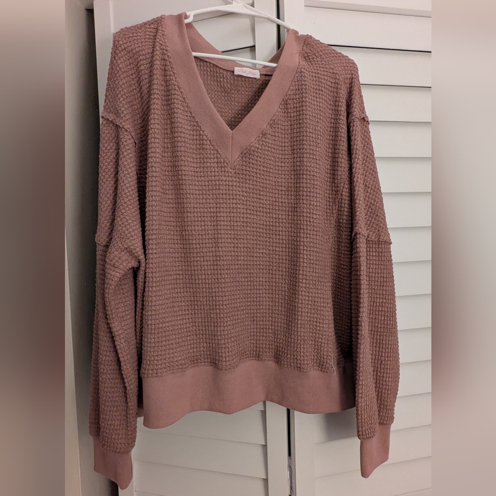 Pink Lily Sweater